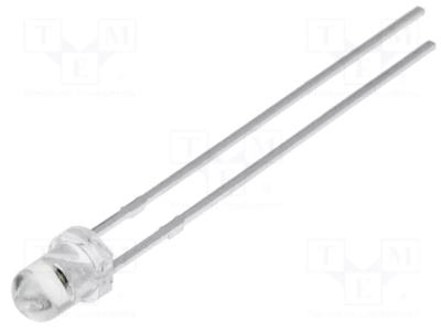 LL-304IRC4B-2AD Transmițător IR; 3mm; 940nm; transparent 30°; THT; 100mW; 6÷10mW/sr