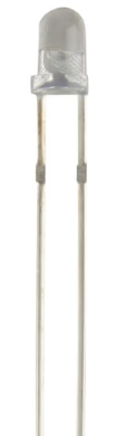 Emițător LED roșu infraroșu (IR) de 3 mm, 940 nm