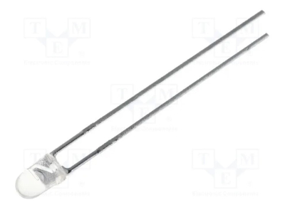 Transmițător IR L-934F3C; 3 mm; 940 nm; transparent 3,6 mW; 30°; THT