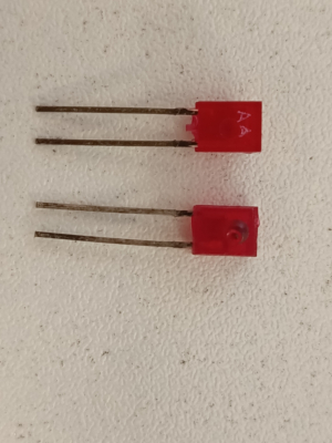 Fotodiodă verticală AA 3,7x4,7 mm; anod-anod