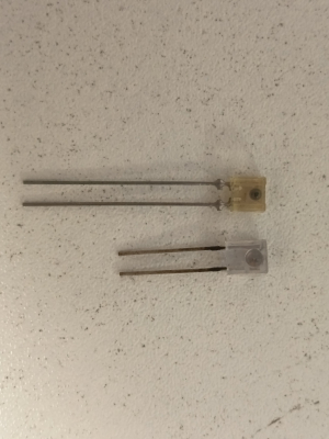 Fotodiodă verticală CA 3,7x4,7 mm; catod-anod