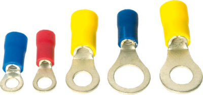 ST-080/R Tip: ring; M3; Ø: 3.2mm; 0.5÷1mm2; crimped; for cable; insulated