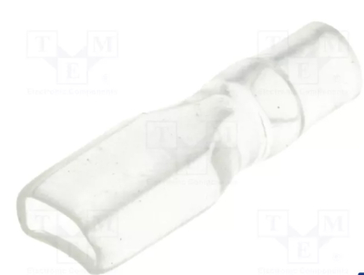 Terminals cover; 5.8mm; Ø: 3mm; straight; L: 23mm; PVC