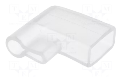 ST-115-OKZ Terminals cover; angled 90°; for push-on 6.3mm connectors; PVC  Manufacturer part number:E10KN-01070400201