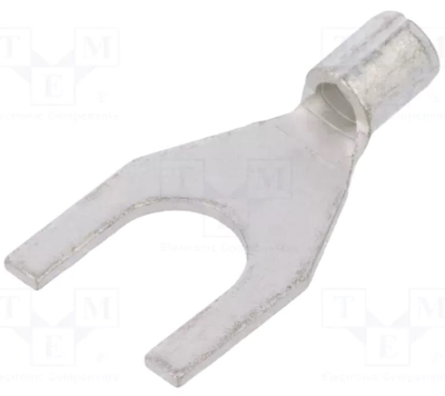 Кабелна обувка ST-096/4 Тип: вилкова; M5; 1,5÷2,5 mm²; за кримпване; за проводник; неизолирана