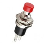 BUTTON M7 Red 0,5A Non-holding