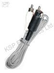 Cablu DIN-5 la 2RCA mascul 1.25m