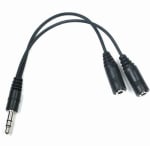 MUFE ADAPTATOR CABLUL SPLITTER AUDIO CÂTI DE 3.5 mm