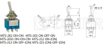 SWITCH CK  MTS-202 ON/ON 6PIN SMALL