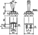 Întrerupător CK SMTS-202 ON-ON 6PIN MIC