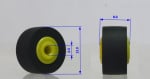 Rolă de prindere 13 x 8 x 2,5 mm plastic