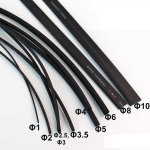 Heat Shrinkable Tubing  25mm/1m BLACK