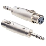 ADAPTER CANON FEMALE TO 6.3MM STEREO JACK