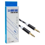 Cable 3.5/3.5 str.Jack Gold 1m