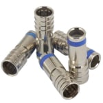 Conector coaxial de tip F