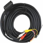 Cablu SCART-3RCA 10m