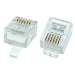 TELEPHONE PLUG RJ12  6P6C