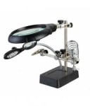 Helping Hand with Magnifier LED Lamp ZD-126-3