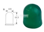 Lamp miniature muff 4.8mm GREEN