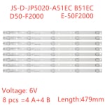 Led Backlight JS-D-JP5020-B51EC set-8 tape glue