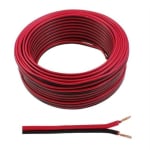 CABLE 2x0.75mm 1m RED/BLACK