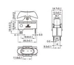 SWITCH KCD1-305 3 pos 3p