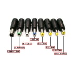 Set 8pcs power connectors for laptop