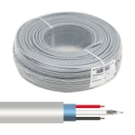 Coaxial Cable CCTV CU 2+1 CAMERA 2x0.50 1 m