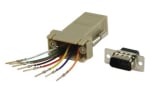 ADAPTER RS232-9M/RJ45F