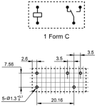 RELAY HF115F/012-1Z1A 12V