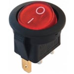 SWITCH KCD1-105 3P RED 250VAC