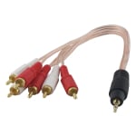 CABLU 3.5mm STEREO MASCUL - 6 RCA MASCUL