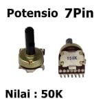 Potentiometer 1x50Kohm Long Arm 6pin