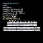 Led Backlight 43LH51 set-6 LED751-752