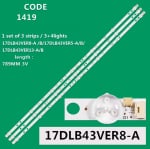 LED Backlight 17DLB43VER8 small jack set-3 tape