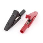 Set de cabluri de testare CROCODILE Roșu-Negru de 2 mm