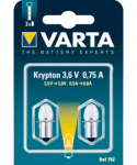 Lampa-752 krypton 3.6V 0.75A 2buc