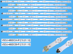 Led Backlight V5DU-480DCA-R1 SET 12pcs LED89-90