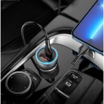 Incarcator AUTO NZ8 12V 45W TYPE-C+USB 3.0