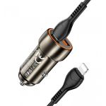Incarcator AUTO Z46A 12V 38W TYPE-C+USB 3.0