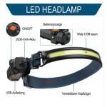 Far cu LED W678 Senzor de mișcare de 1000 lumeni 3 moduri