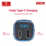 FM TRANSMITTER Bluetooth ET- M52 V5.0