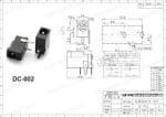 DC-002 mufa de 3,5X1,3mm