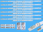 LED Backlight D4GE-480DCB-R3 set12 led132-133