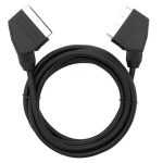 Scart Scart Cable Black 2.5m