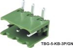 Pcb клема  с 2 пина TBG-5-KB-2P/GN