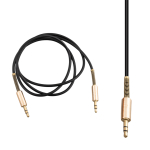 Cable 3.5/3.5 str.Jack Gold 1m