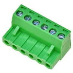 Pcb клема  с 6 пина TBW-5-6P/GN