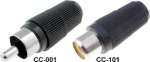CC-003 White RCA male plug