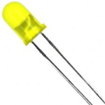 LED 5mm yellow Clear L-53SYC